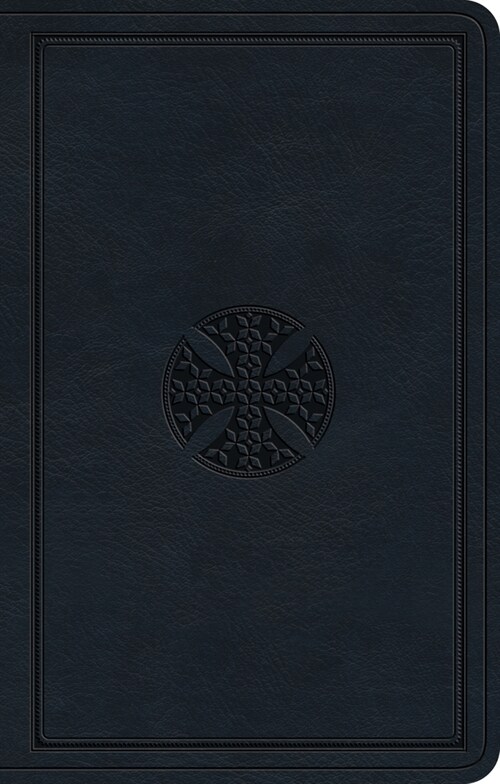 ESV Premium Gift Bible (Trutone, Navy, Mosaic Cross Design) (Imitation Leather)