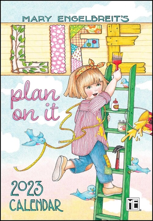 Mary Engelbreits 12-Month 2023 Monthly Pocket Planner Calendar: Life, Plan on It (Desk)