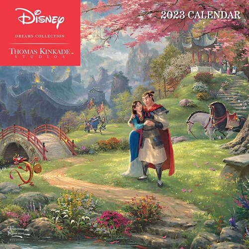 Disney Dreams Collection by Thomas Kinkade Studios: 2023 Wall Calendar (Wall)