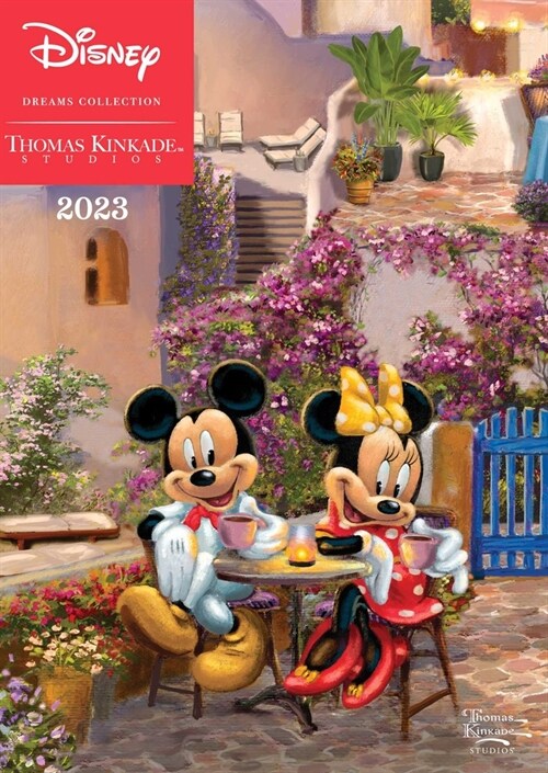 Disney Dreams Collection by Thomas Kinkade Studios: 12-Month 2023 Monthly/Weekly (Desk)