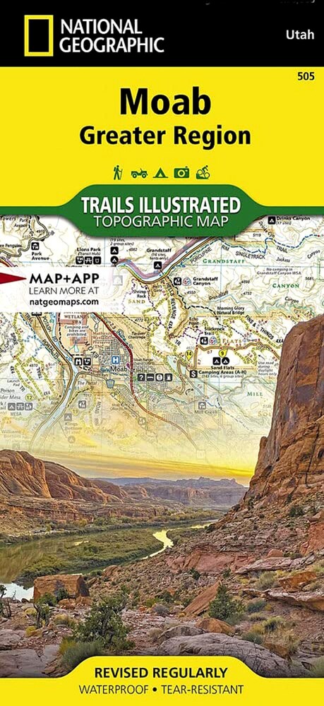 Moab Greater Region Map (Folded, 2024)