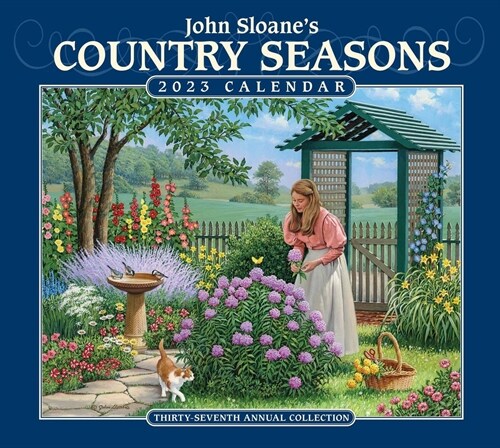 John Sloanes Country Seasons 2023 Deluxe Wall Calendar (Wall)