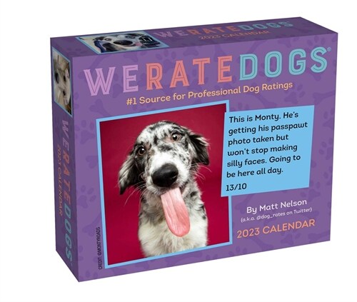 Weratedogs 2023 Day-To-Day Calendar (Daily)