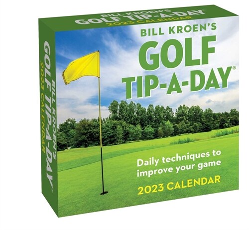 Bill Kroens Golf Tip-A-Day 2023 Calendar (Daily)