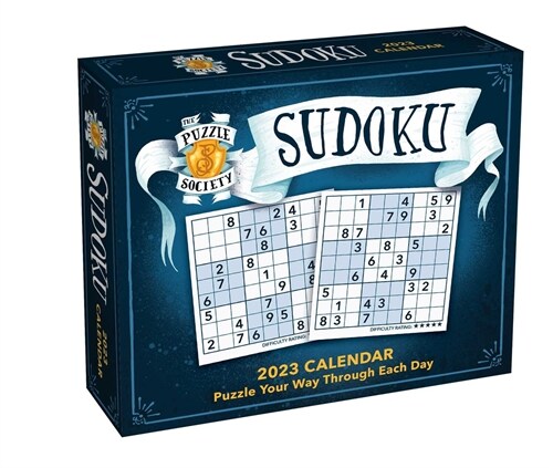 The Puzzle Society Sudoku 2023 Day-To-Day Calendar: Puzzle Your Way Through Each Day (Daily)