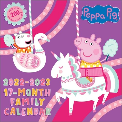 Peppa Pig 17-Month 2022-2023 Family Wall Calendar (Wall)