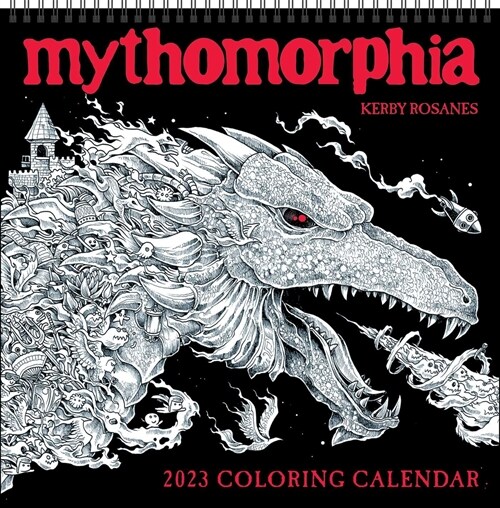 Mythomorphia 2023 Coloring Wall Calendar (Wall)