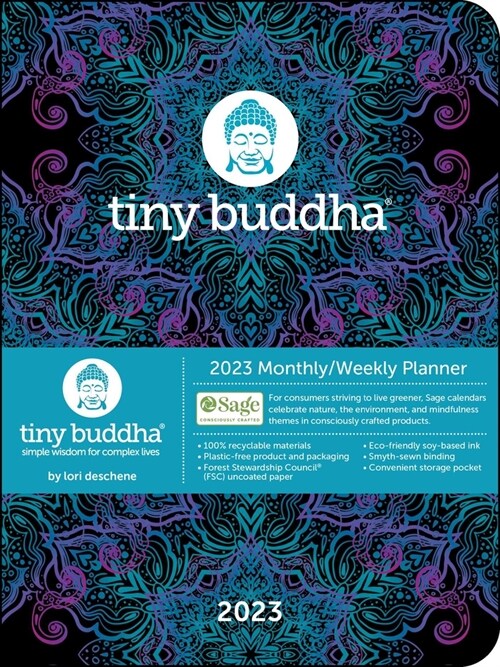 Tiny Buddha 12-Month 2023 Monthly/Weekly Planner Calendar: Simple Wisdom for Complex Lives (Desk)