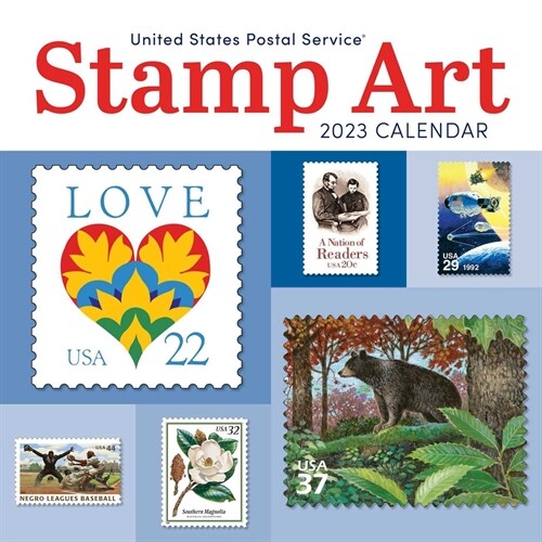 United States Postal Service Stamp Art 2023 Wall Calendar (Wall)