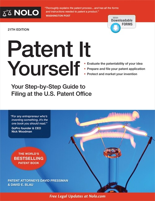 Patent It Yourself: Your Step-By-Step Guide to Filing at the U.S. Patent Office (Paperback, 21, Twenty First)