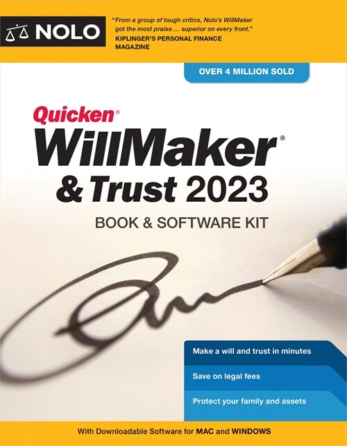 Quicken Willmaker & Trust 2023: Book & Online Software Kit (Paperback, 2023)