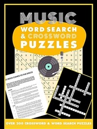 Music Word Search and Crossword Puzzles (Paperback)