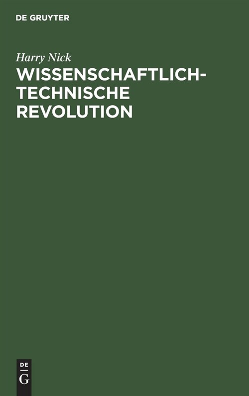 Wissenschaftlich-technische Revolution (Hardcover, Reprint 2021)