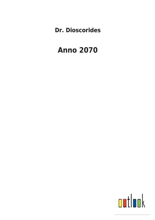 Anno 2070 (Paperback)