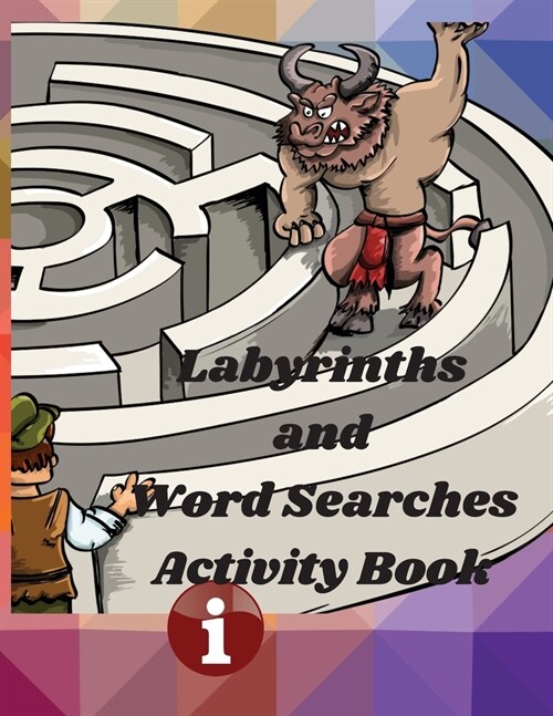 Labyrinths and Word Searches Activity Book: Amazing book extra large world search, mazes and Activity Book (Paperback)