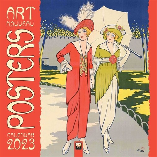 Art Nouveau Posters Wall Calendar 2023 (Art Calendar) (Calendar, New ed)