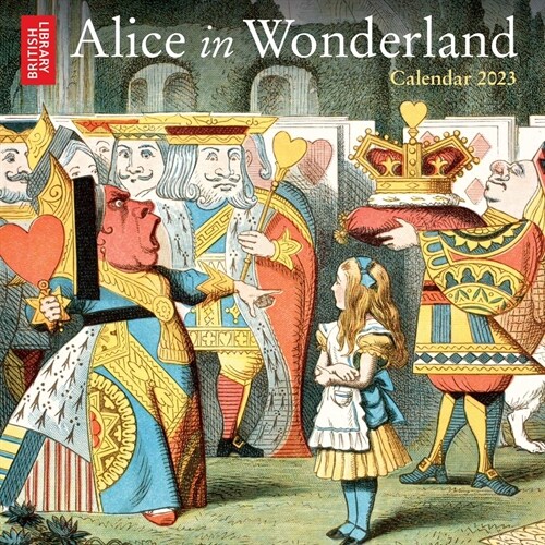 British Library: Alice in Wonderland Mini Wall Calendar 2023 (Art Calendar) (Calendar, New ed)