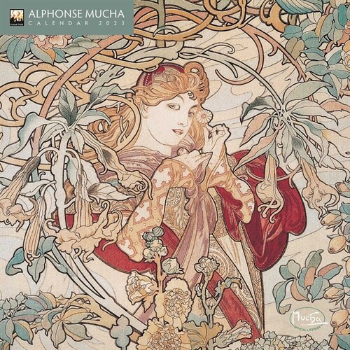 Alphonse Mucha Mini Wall Calendar 2023 (Art Calendar) (Calendar, New ed)