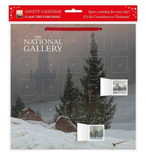 National Gallery: Trafalgar Square at Christmas Advent Calendar (with stickers) (Calendar, New ed)