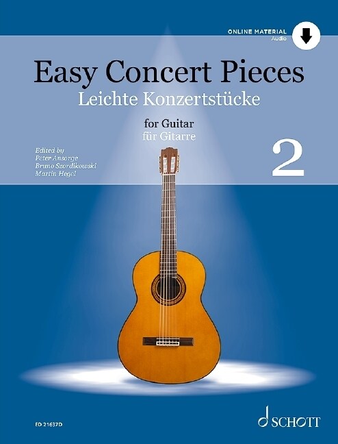 Easy Concert Pieces for Guitar - Volume 2 Book with Online Material (Paperback)