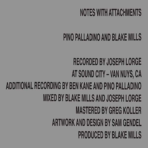 [수입] Pino Palladino & Blake Mills - Notes With Attachments [LP]