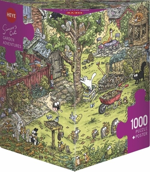 Simons Cat, Garden Adventures (Puzzle) (Game)