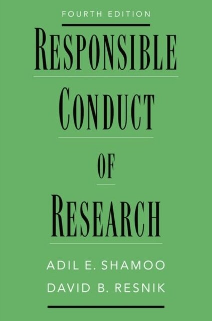 Responsible Conduct of Research (Paperback, 4)