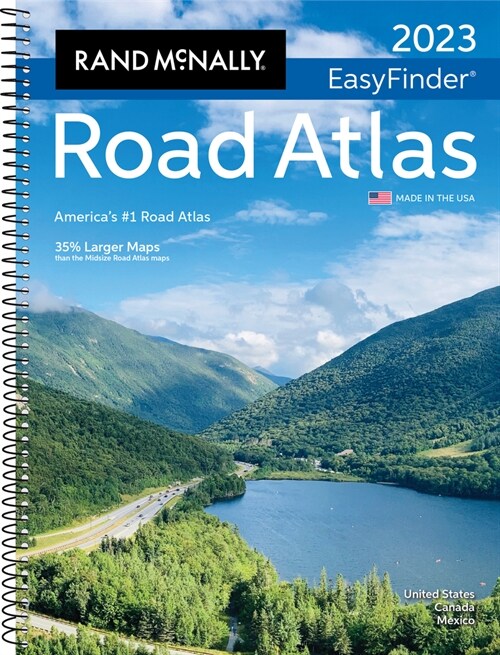 Rand McNally 2023 Easyfinder(r) Midsize Road Atlas (Spiral)