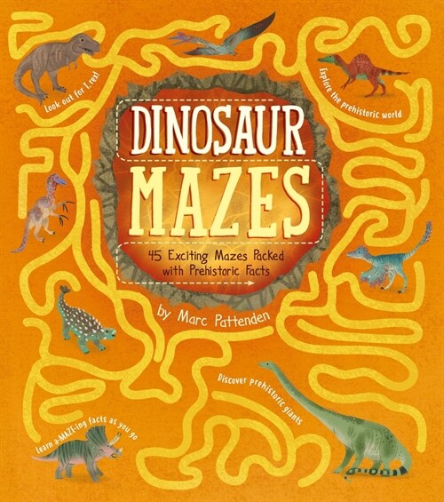 Dinosaur Mazes: 45 Exciting Mazes Packed with Prehistoric Facts (Paperback)