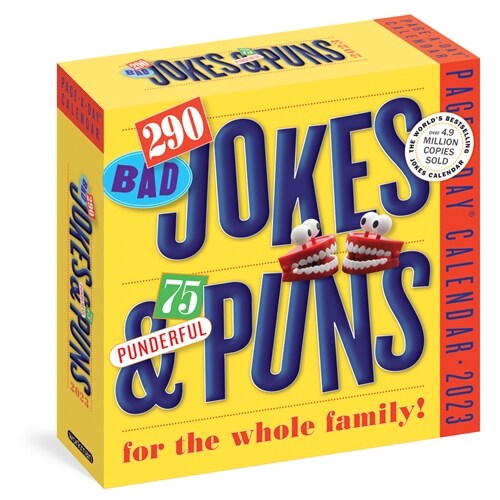 290 Bad Jokes & 75 Punderful Puns Page-A-Day Calendar 2023: The Worlds Bestselling Jokes Calendar (Daily)