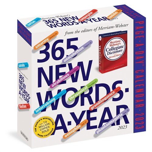 365 New Words-A-Year Page-A-Day Calendar 2023: From the Editors of Merriam-Webster (Daily)