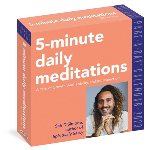 5-Minute Daily Meditations Page-A-Day Calendar 2023: A Year of Growth Authenticity, and Introspection (Daily)