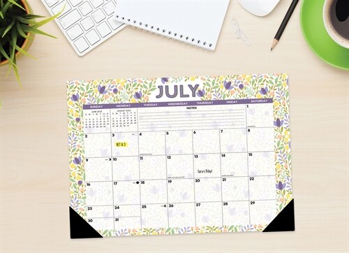 Spring Floral 2023 17 X 12 Medium Monthly Deskpad (Desk)