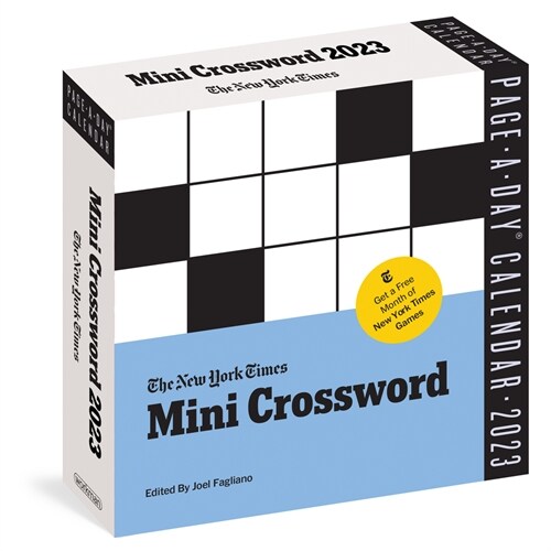 The New York Times Mini Crossword Page-A-Day Calendar for 2023: For Crossword Beginners and Puzzle Pros (Daily)