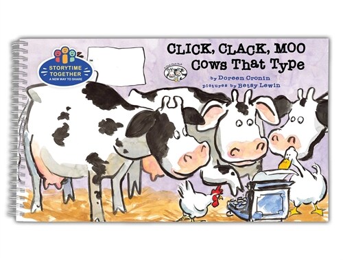 Click, Clack, Moo: Cows That Type (Storytime Together Edition) (Spiral)