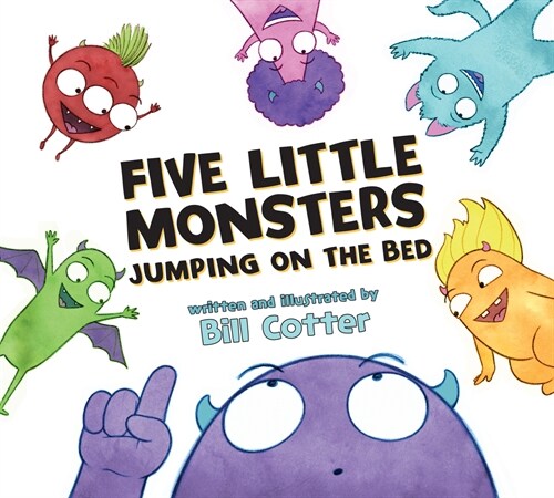 Five Little Monsters Jumping on the Bed (Paperback)
