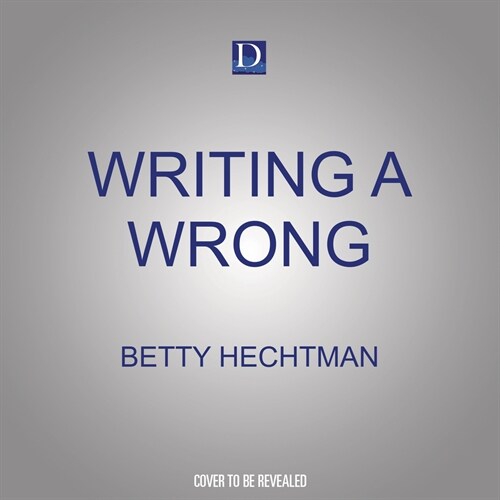 Writing a Wrong (Audio CD)