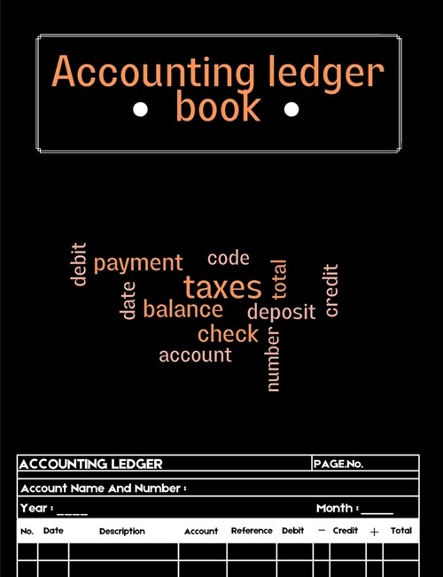 Accounting Ledger Book: Facile / Simple Recorder & Tracker Logbook Accounting Ledger Book for Bookkeeping (Paperback)