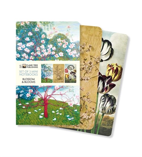 Blossoms & Blooms Set of 3 Mini Notebooks (Notebook / Blank book)
