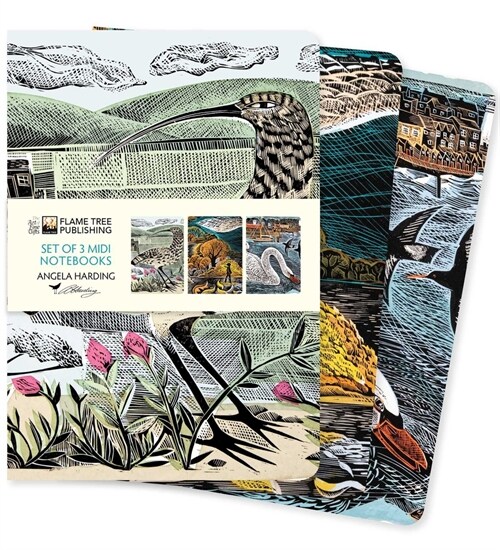 Angela Harding: Wildlife Set of 3 Midi Notebooks (Notebook / Blank book)