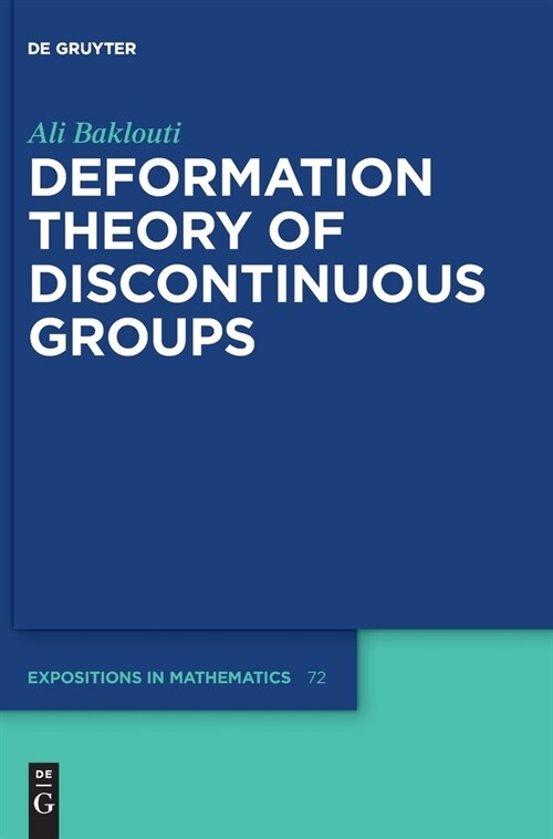 Deformation Theory of Discontinuous Groups (Hardcover)