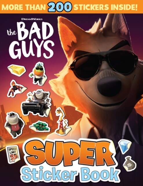 The Bad Guys Super Sticker Book (Paperback)