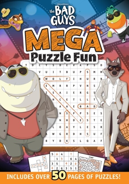 The Bad Guys Mega Puzzle Book (Paperback)