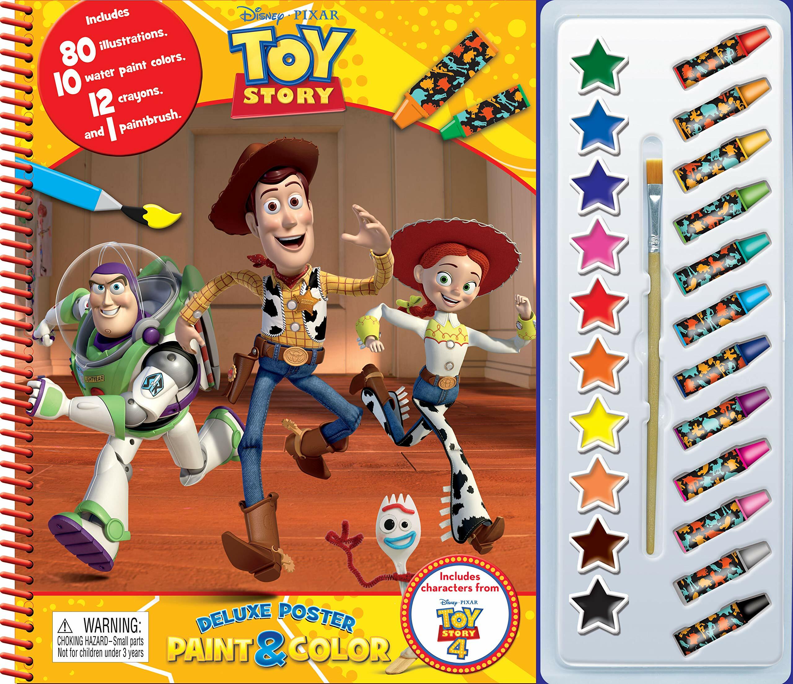 Disney Toy Story Deluxe Poster Paint & Color (Paperback + 스티커)