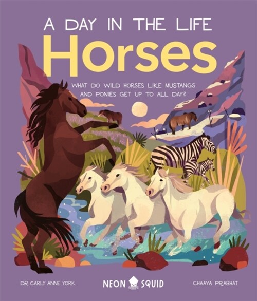 Horses (A Day in the Life) : What Do Wild Horses Like Mustangs and Ponies Get Up To All Day? (Hardcover)