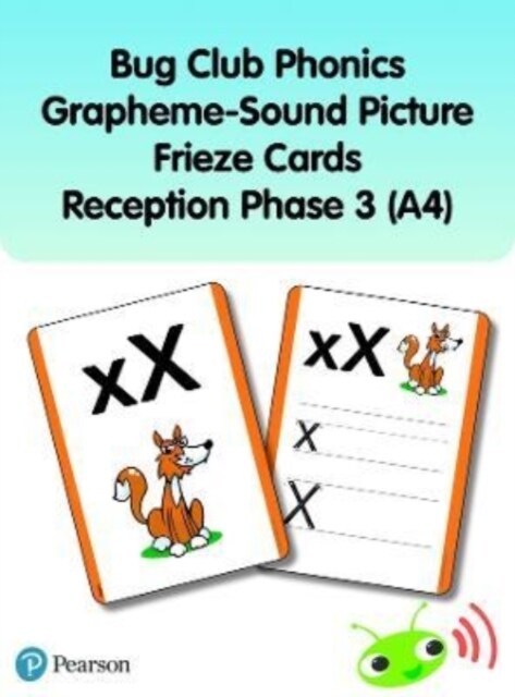 Bug Club Phonics Grapheme-Sound Picture Frieze Cards Reception Phase 3 (A4) (Cards)
