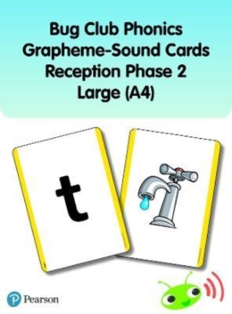 Bug Club Phonics Grapheme-Sound Cards Reception Phase 2 Large (A4) (Cards)