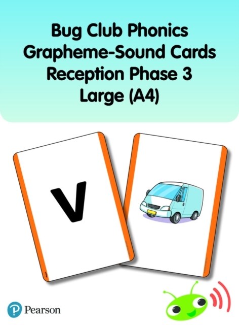 Bug Club Phonics Grapheme-Sound Cards Reception Phase 3 Large (A4) (Cards)