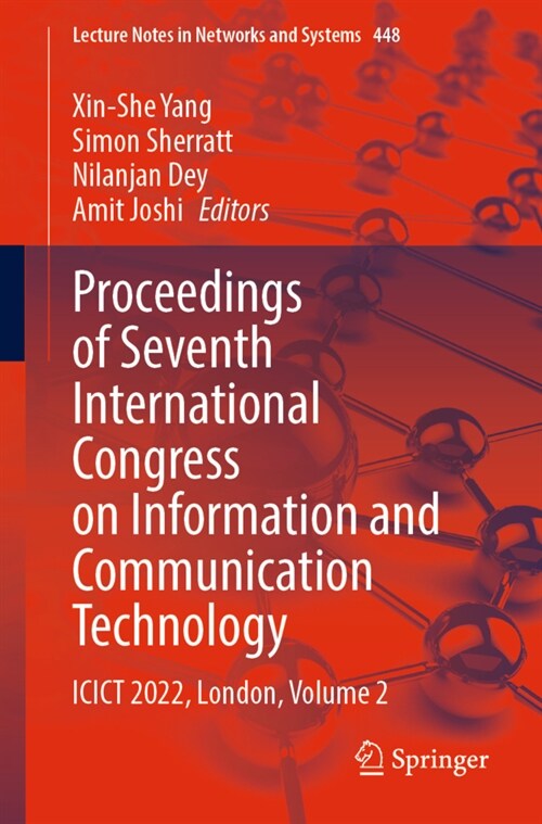 Proceedings of Seventh International Congress on Information and Communication Technology: Icict 2022, London, Volume 2 (Paperback, 2023)