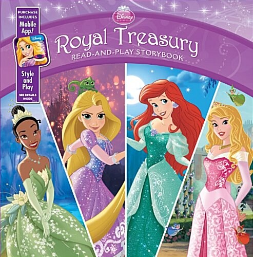 [중고] Disney Princess Royal Treasury: Read-And-Play Storybook (Hardcover)